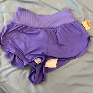 Free People shorts, medium, purple